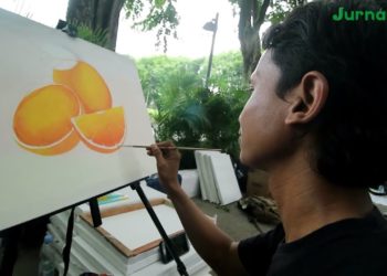 Menyaksikan Pameran Komunitas Line Art Bojonegoro 2018