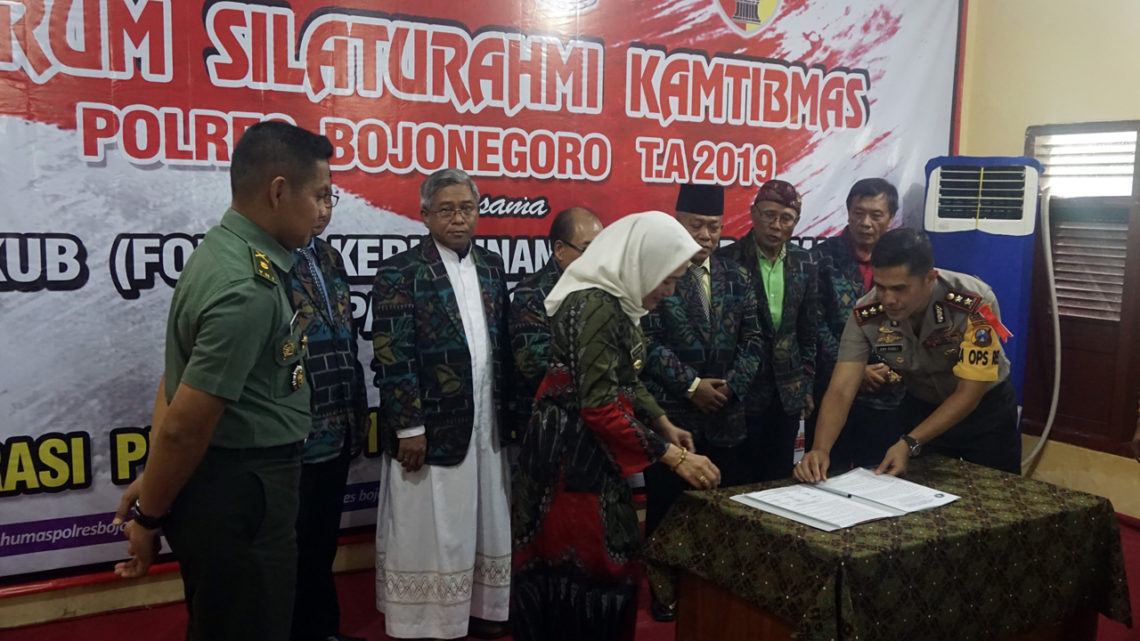 Forum Kerukunan Umat Beragama Bojonegoro Serukan Pemilu Damai