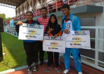 Atlet Atletik Bojonegoro Borong Medali di Kejuaraan Atletik Unesa 2019