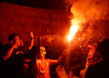 Merayakan Hari Kemenangan bersama Pencinta Liverpool di Bojonegoro