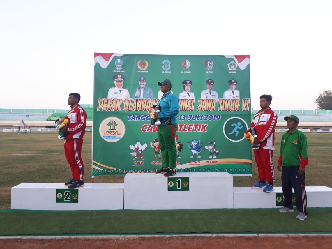 Atlet Atletik Bojonegoro Panen Medali di Porprov VI Jawa Timur