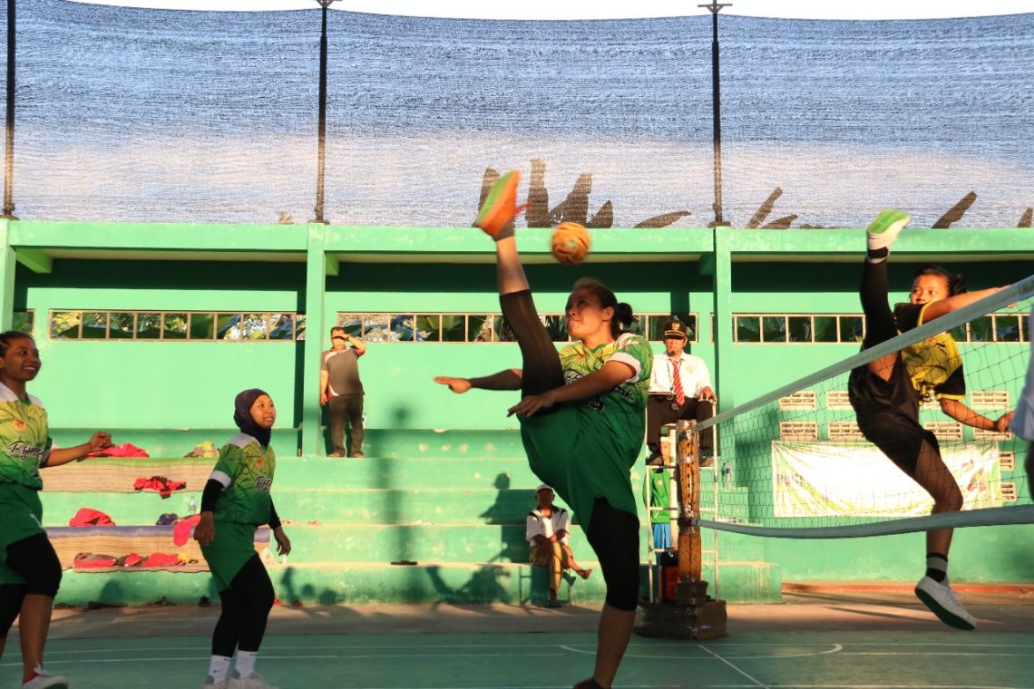 Melihat Perjuangan Tim Sepak Takraw Putri Bojonegoro di Porprov Jawa Timur
