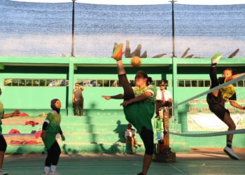 Melihat Perjuangan Tim Sepak Takraw Putri Bojonegoro di Porprov Jawa Timur