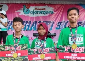 3 Atlet Padangan Tampil Gemilang di Bojonegoro Malowopati Run 2020