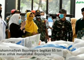 Bupati Bojonegoro Apresiasi Bantuan 13 Ribu Paket Sembako dari Muhammadiyah