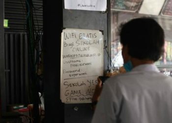 Warkop Ini Sediakan Wifi Gratis bagi Siswa yang Kesulitan Sekolah Online