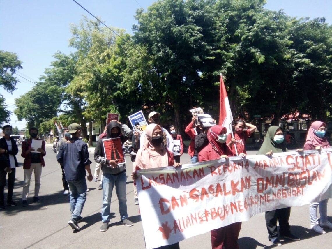 Aliansi Bojonegoro Menggugat Peringati Hari Tani Nasional dengan Aksi Damai