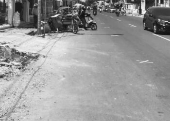 Gadis Yang Menangisi Pohon Pinggir Jalan