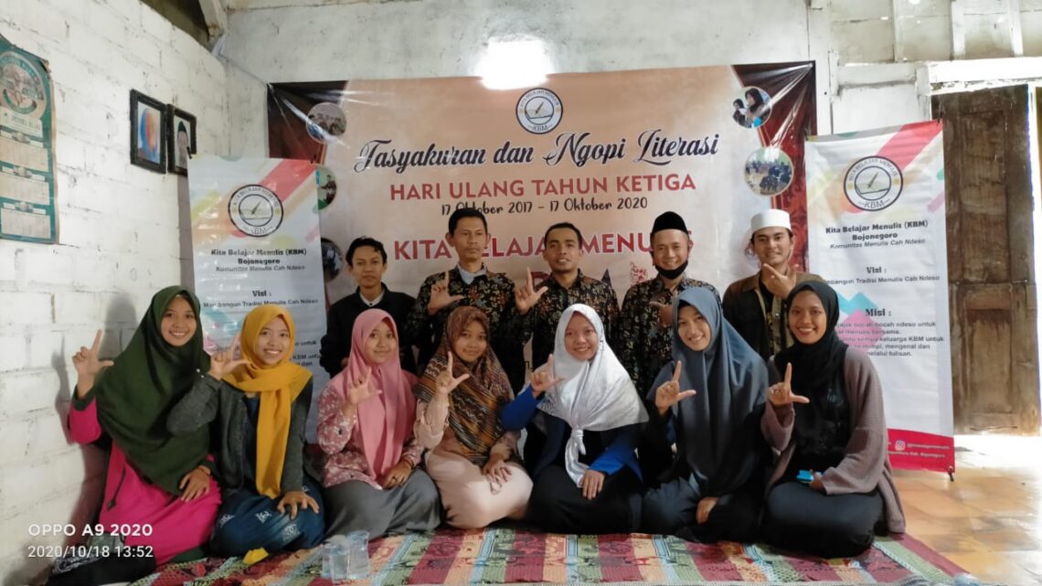 KBM: Ultah, Ngopi dan Tasyakuran Literasi