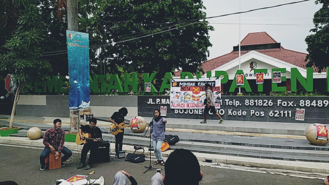 Mimbar Rakyat dan Suara Perlawanan Aliansi Bojonegoro Menggugat