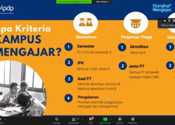 Kemdikbud bersama BEM PTNU Nasional Helat Sosialisai Kampus Mengajar