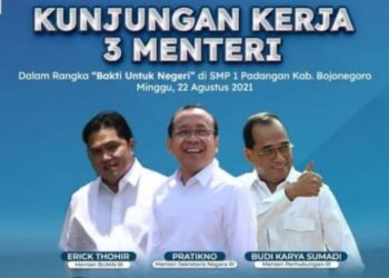 Para Menteri Papan Atas RI Sowan Ke Padangan, Ada Apa?