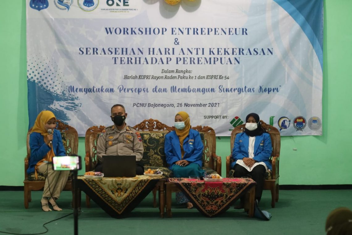 KOPRI Raden Paku Gelar Workshop Entrepeneur dan Serasehan Hari Anti Kekerasan Terhadap Perempuan
