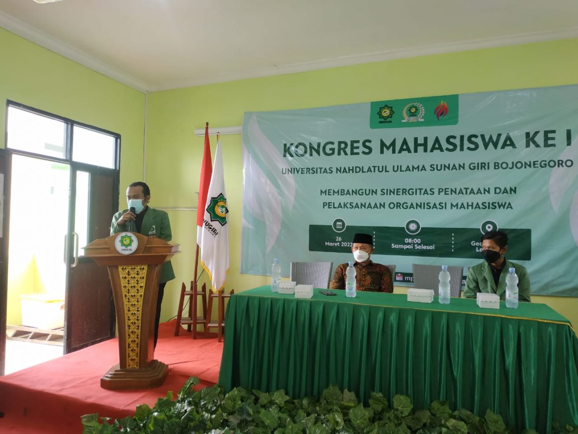 Perjuangkan Idealisme dan Bangun Sinergitas, Mahasiswa UNUGIRI Bojonegoro Gelar Kongres Pertama
