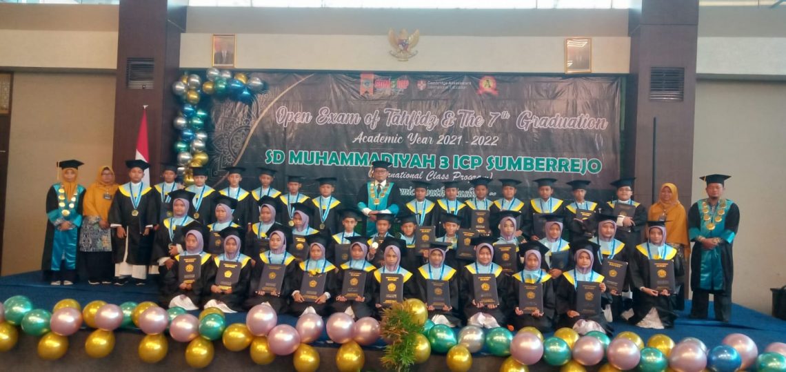 SD Muhammadiyah 3 ICP Sumberrejo Helat Wisuda dengan Meriah