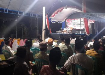 Meriahkan HUT Ke-77 RI, Warga Ngantulan Adakan Jalan Sehat dan Pengajian