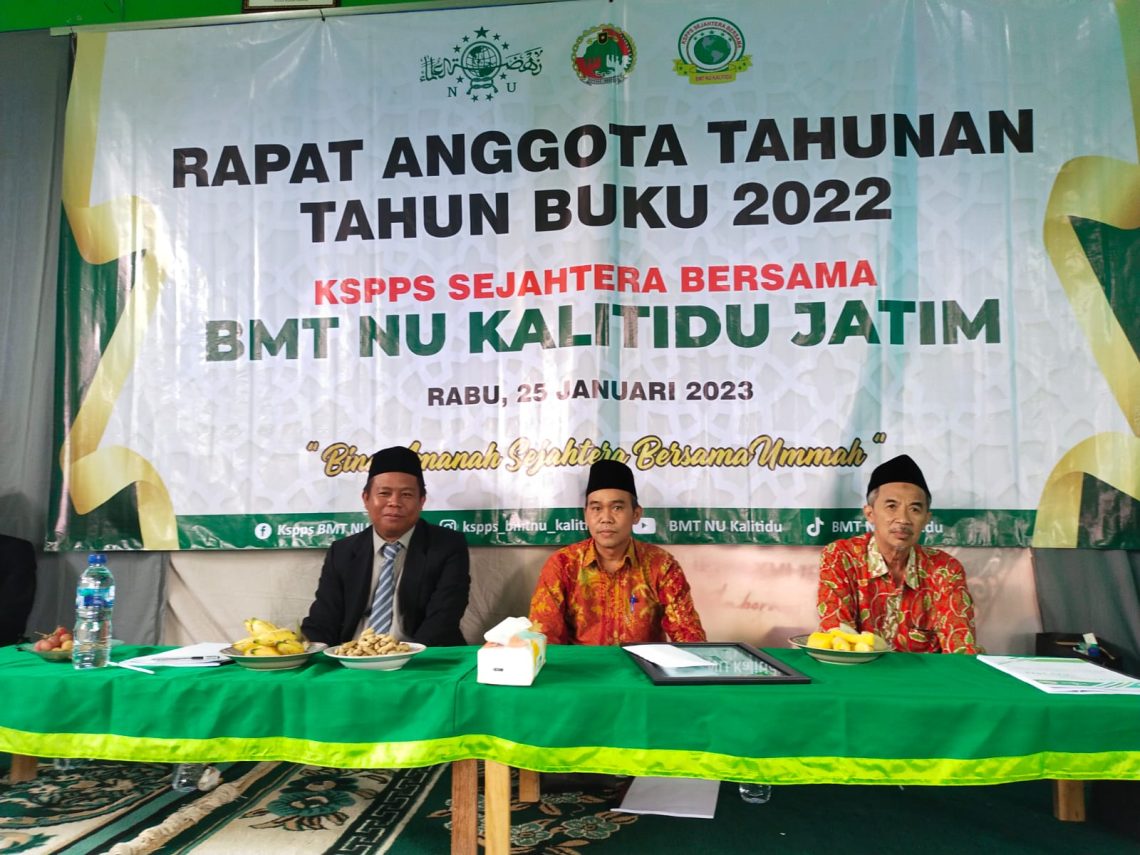BMT NU Kalitidu Lakukan RAT dan kukuhkan kepala Unit Kantor