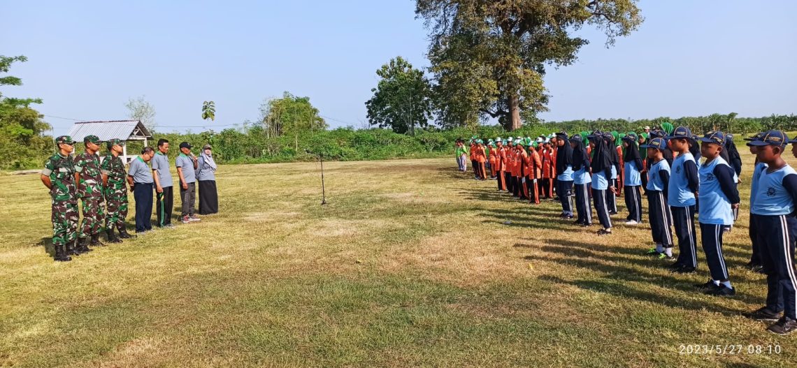 Empat Madrasah di Baureno Adakan Kegiatan Bela Negara Bersama