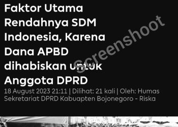 3 Hikmah atas Diretasnya Website Resmi DPRD Bojonegoro