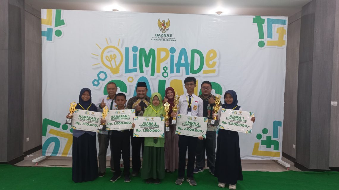 Ratusan Peserta Ikuti Olimpiade Sains Baznas Bojonegoro 2023, Berikut Ini Daftar Juaranya