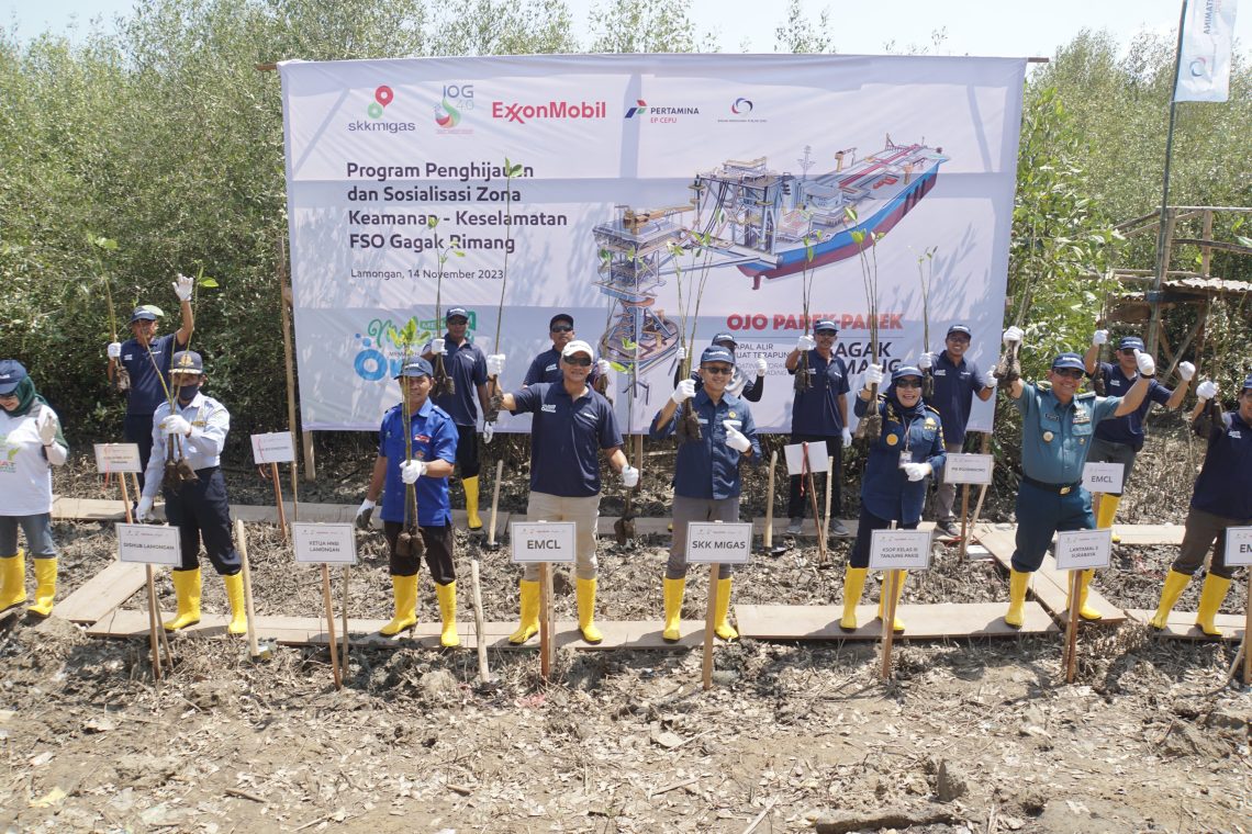 SKK Migas Apresiasi Program Penghijauan dan Sosialisasi Zona Keamanan FSO Gagak Rimang