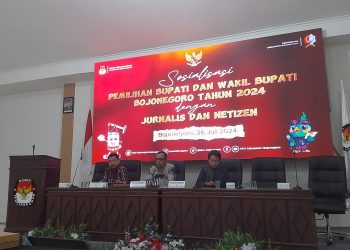 Adakan Sosialisasi Pilkada 2024, KPU Bojonegoro Undang Awak Media