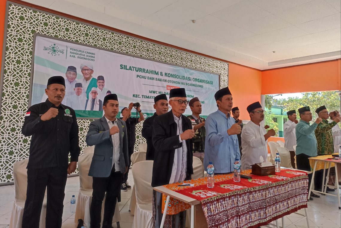 Mas Wahono Konsolidasi dengan MWC NU Temayang