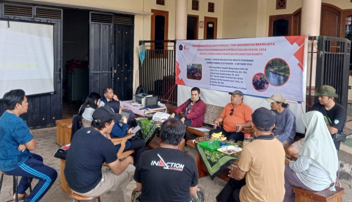 Tim Pengabdian Masyarakat FISIP Universitas Brawijaya Fasilitasi Pengembangan Ekowisata Lembah Gunung Semeru