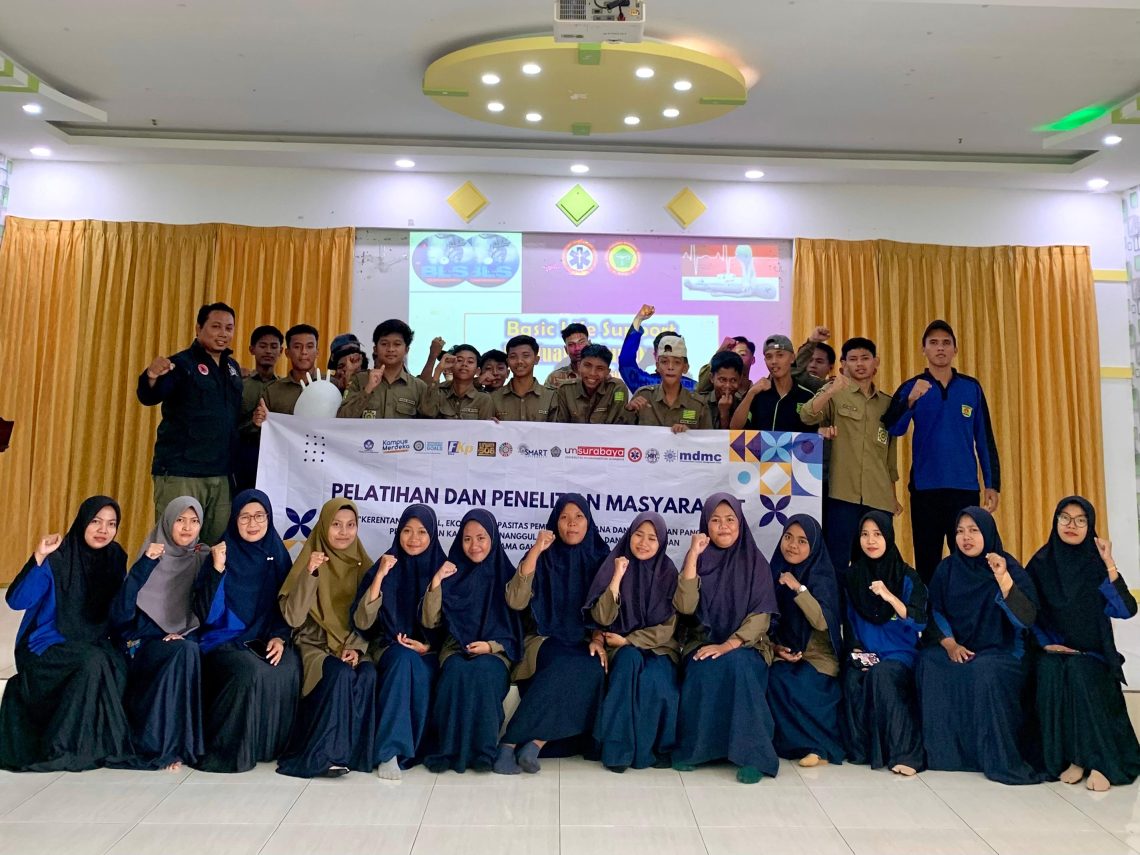 Pengabdian Masyarakat: Dosen FKp UNAIR Berikan Pelatihan Basic Life Support di SMK Terdampak Bencana Gempa Bumi
