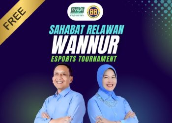 Wadahi Talenta Muda, Setyo Wahono-Nurul Azizah Gelar WanNur Esport Competition