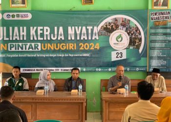 Mahasiswa Unugiri Paparkan Program Kerja, Kades Sendangharjo: Bimbing dan Perlakukan Mereka dengan Penuh Kasih Sayang