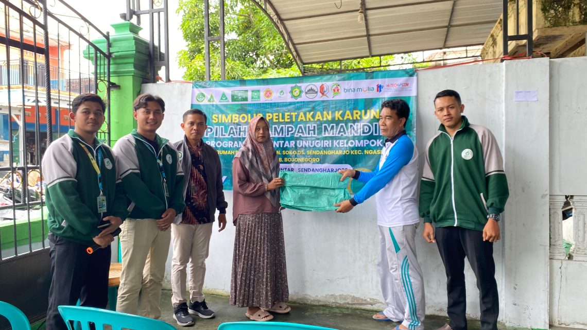 Dorong Warga Sendangharjo Ambil Manfaat Sampah, KKN Unugiri Launching Program Pilah Sampah Mandiri