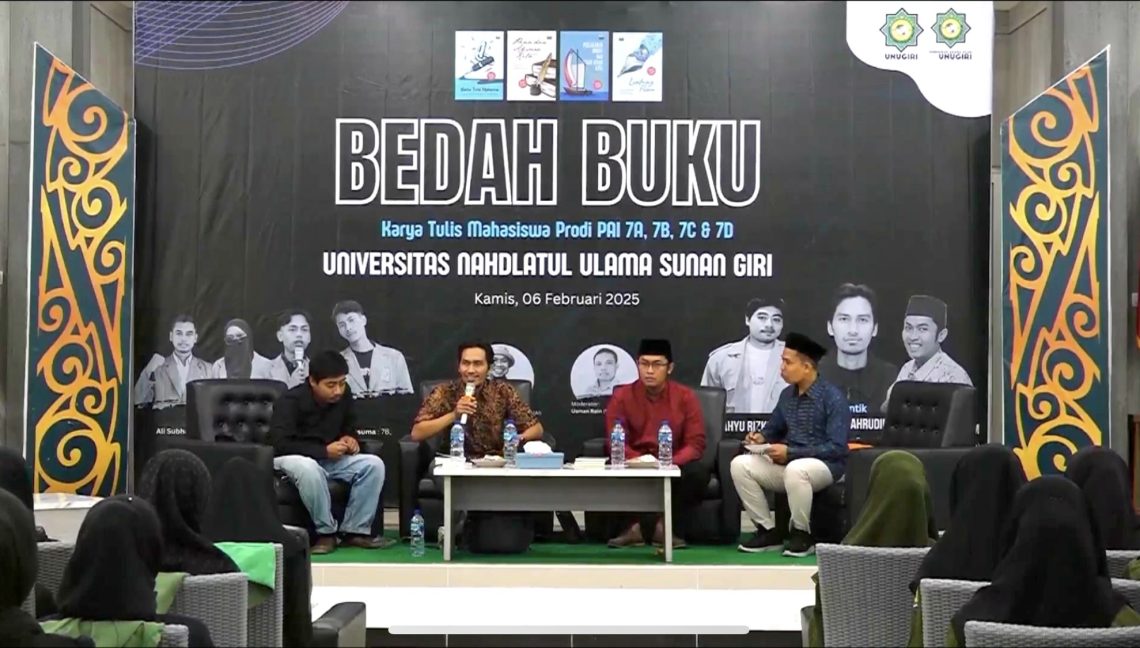 Ikhtiar Merawat Literasi, Mahasiswa PAI UNUGIRI Terbitkan 4 Buku Antologi