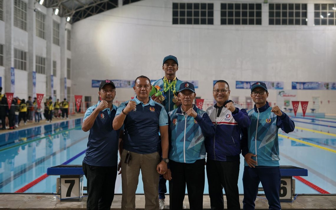 Raih Dua Medali Emas, Atlet Renang Bojonegoro Tampil Gemilang di Porprov Jatim 2025