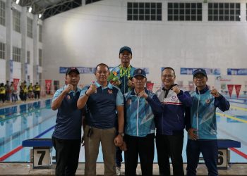 Raih Dua Medali Emas, Atlet Renang Bojonegoro Tampil Gemilang di Porprov Jatim 2025