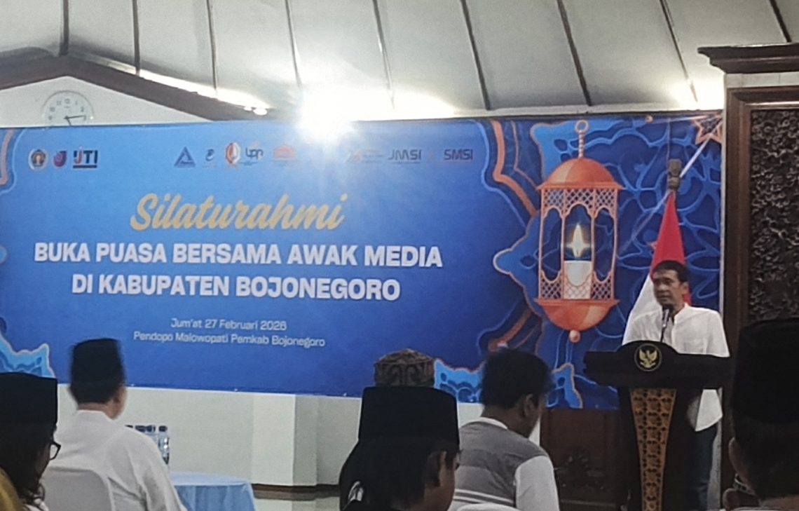 Bupati Wahono Ajak Awak Media Bekerjasama Bangun Bojonegoro