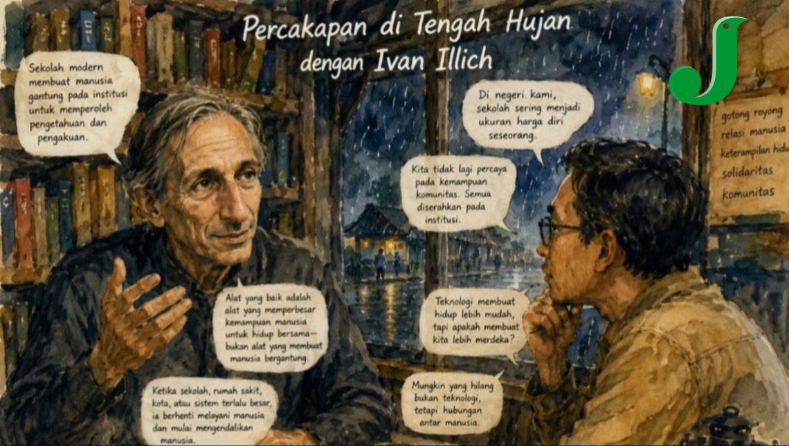 Percakapan di Tengah Hujan dengan Ivan Illich