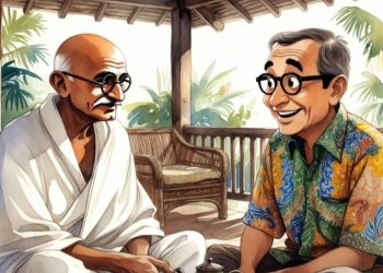 Di Selasar Sunyi Bersama Gandhi: Percakapan tentang Nurani, Kekuasaan, dan Dunia yang Gelisah